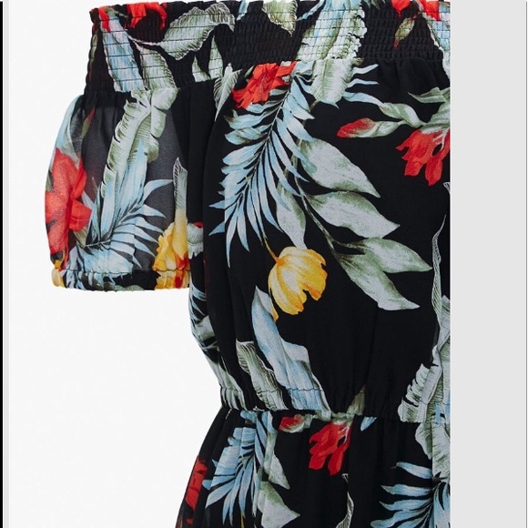 Forever 21 PLUS Black Floral Sheer Chiffon Maxi Dress - Picture 3 of 11